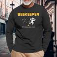 Beekeeper If I Run You Run Beekeeping Bee Hive Owner Long Sleeve T-Shirt Gifts for Old Men