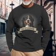 Bernese Mountain Dog Best Friend Dog Portrait Langarmshirts Geschenke für alte Männer