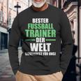 Best Football Trainer In The World Trainer Langarmshirts Geschenke für alte Männer