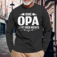 Bester Opa Der Welt Ohne Opa Laufhier Nicht Langarmshirts Geschenke für alte Männer