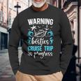 Besties Cruise Trip 2025 In Progess Best Friend Cruising Long Sleeve T-Shirt Gifts for Old Men