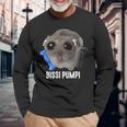 Bissi Pumpi X Sad Hamster Meme Fitness Gym Sports Training Langarmshirts Geschenke für alte Männer