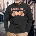 Boxeo Puching Ball Sparring Boxeador Camiseta de manga larga Regalos para ancianos