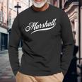 Boys First Name Marshall Idea Langarmshirts Geschenke für alte Männer