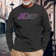 Brazilian Jiu Jitsu Bjj Purple Belt Camiseta de manga larga Regalos para ancianos