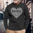 Bremen City Souvenir Travel Home Langarmshirts Geschenke für alte Männer