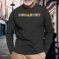 Budapest Classic Langarmshirts Geschenke für alte Männer