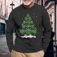 Cannabis Christmas Tree Marijuana Langarmshirts Geschenke für alte Männer