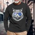 Cat Lovers Graphic Last Name Kentucky Retro Vintage Long Sleeve T-Shirt Gifts for Old Men