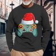 Christmas For Boys Children Toddler Gaming Santa Langarmshirts Geschenke für alte Männer