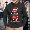 Christmas Grandpa Claus Outfit Family Christmas Langarmshirts Geschenke für alte Männer