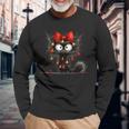 Christmas Grumpy Cat Cheeky Langarmshirts Geschenke für alte Männer