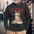 Christmas Outfit Christmas Jumper Dog Golden Retriever Langarmshirts Geschenke für alte Männer