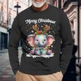 Christmas Outfit Christmas Jumper Elephant Christmas Langarmshirts Geschenke für alte Männer