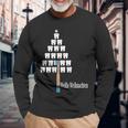 Christmas Th Christmas Tree Dentist Tooth Langarmshirts Geschenke für alte Männer