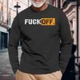 Classic Fack Off Langarmshirts Geschenke für alte Männer