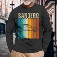 Coche Sandero Hatchback Stepway Retrointage Camiseta de manga larga Regalos para ancianos