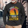 Cool Opas Going Dart Grandpa Dart Langarmshirts Geschenke für alte Männer