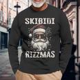 Cool Santa Claus With Sunglasses Skibidi Rizzmas Langarmshirts Geschenke für alte Männer