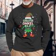 Coolster Uncle Elf Partner Look Family Outfit Christmas Langarmshirts Geschenke für alte Männer