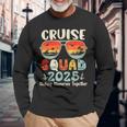 Cruise Squad 2025 Summer Vacation Matching Family Cruise Long Sleeve T-Shirt Gifts for Old Men