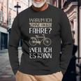 Cycling Warum Ich Ohne Akku Fahre Weil Ich Es Kann Langarmshirts Geschenke für alte Männer