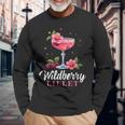 Damen Sommer Cocktail Party Wildberry Lillet Damen Mit-Ausschnitt Langarmshirts Geschenke für alte Männer