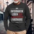 Das Informatik Leben Wäre So Einfach Saying Langarmshirts Geschenke für alte Männer