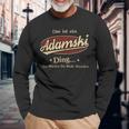 Das Ist Ein Adamski Ding Das Würdest Du Nicht Verstehen Adamski Name Langarmshirts Geschenke für alte Männer