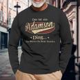 Das Ist Ein Adamson Ding Das Würdest Du Nicht Verstehen Adamson Name Langarmshirts Geschenke für alte Männer