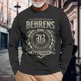 Das Ist Ein Behrens Ding Behrens Name Langarmshirts Geschenke für alte Männer