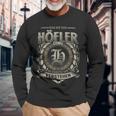 Das Ist Ein Hoefler Ding Hoefler Name Langarmshirts Geschenke für alte Männer