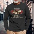 Das Ist Ein Karp Ding Das Würdest Du Nicht Verstehen Karp Name Langarmshirts Geschenke für alte Männer