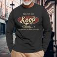 Das Ist Ein Koop Ding Das Würdest Du Nicht Verstehen Koop Name Langarmshirts Geschenke für alte Männer