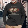 Das Ist Ein Manz Ding Das Würdest Du Nicht Verstehen Manz Name Langarmshirts Geschenke für alte Männer