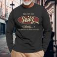 Das Ist Ein Seitz Ding Das Würdest Du Nicht Verstehen Seitz Name Langarmshirts Geschenke für alte Männer