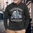Nypd Fan Motards Et Motards T-shirt à manches longues Cadeaux pour les vieillards