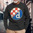 Dinamo Zagreb Croatia Gnk Dinamo Zagreb Croatian Langarmshirts Geschenke für alte Männer