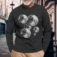 And Disco Ball Pattern 70S 80S Retrointage Langarmshirts Geschenke für alte Männer