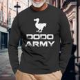 Dodo Army Langarmshirts Geschenke für alte Männer