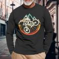 Downhillintage Mountain Bike Boys Mountain Bike Langarmshirts Geschenke für alte Männer