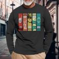 Eat Sleep Anime Gaming Repeat Kawaii Anime Manga Long Sleeve T-Shirt Gifts for Old Men