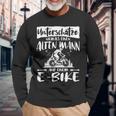 Ebike Mountain Bike Bicycle Accessories E-Bike Langarmshirts Geschenke für alte Männer