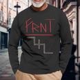 Ebm-Front Electronic Body Music Frnt 242 Camiseta de manga larga Regalos para ancianos