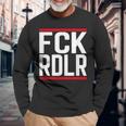 Fck Rdlr Anti Radler Saying And Statement Party S Langarmshirts Geschenke für alte Männer