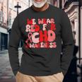 In February We Wear Red Chd Awareness Heart Disease Month Long Sleeve T-Shirt Gifts for Old Men