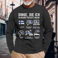 Finland Dinge Die Ich In Der Freizeit Mache Langarmshirts Geschenke für alte Männer