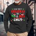 Our First Christmas As Mr And Mrs Married Couple Pajamas Long Sleeve T-Shirt Gifts for Old Men