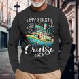 My First Cruise 2025 Cute Family Vacation Cruising Long Sleeve T-Shirt Gifts for Old Men