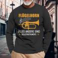 Flugelhorn Flügelhornist Instrument Slogan Langarmshirts Geschenke für alte Männer